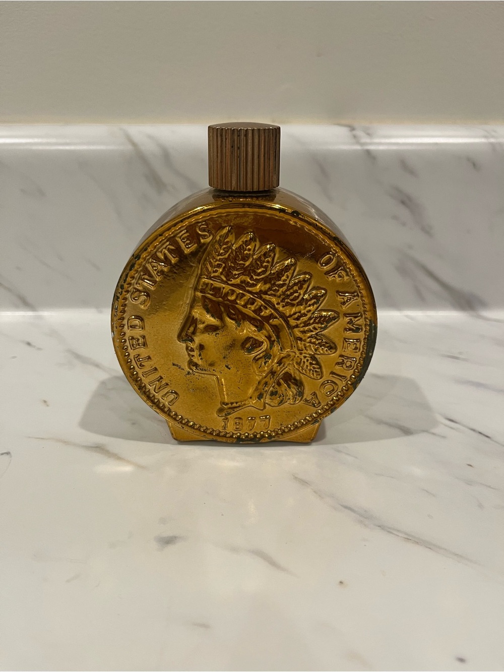 Vintage Avon Wheat Penny Aftershave Bottle